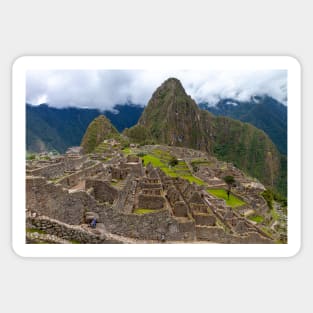 Machu Picchu, Inca Civilization, Peru, Andes Mountains Sticker